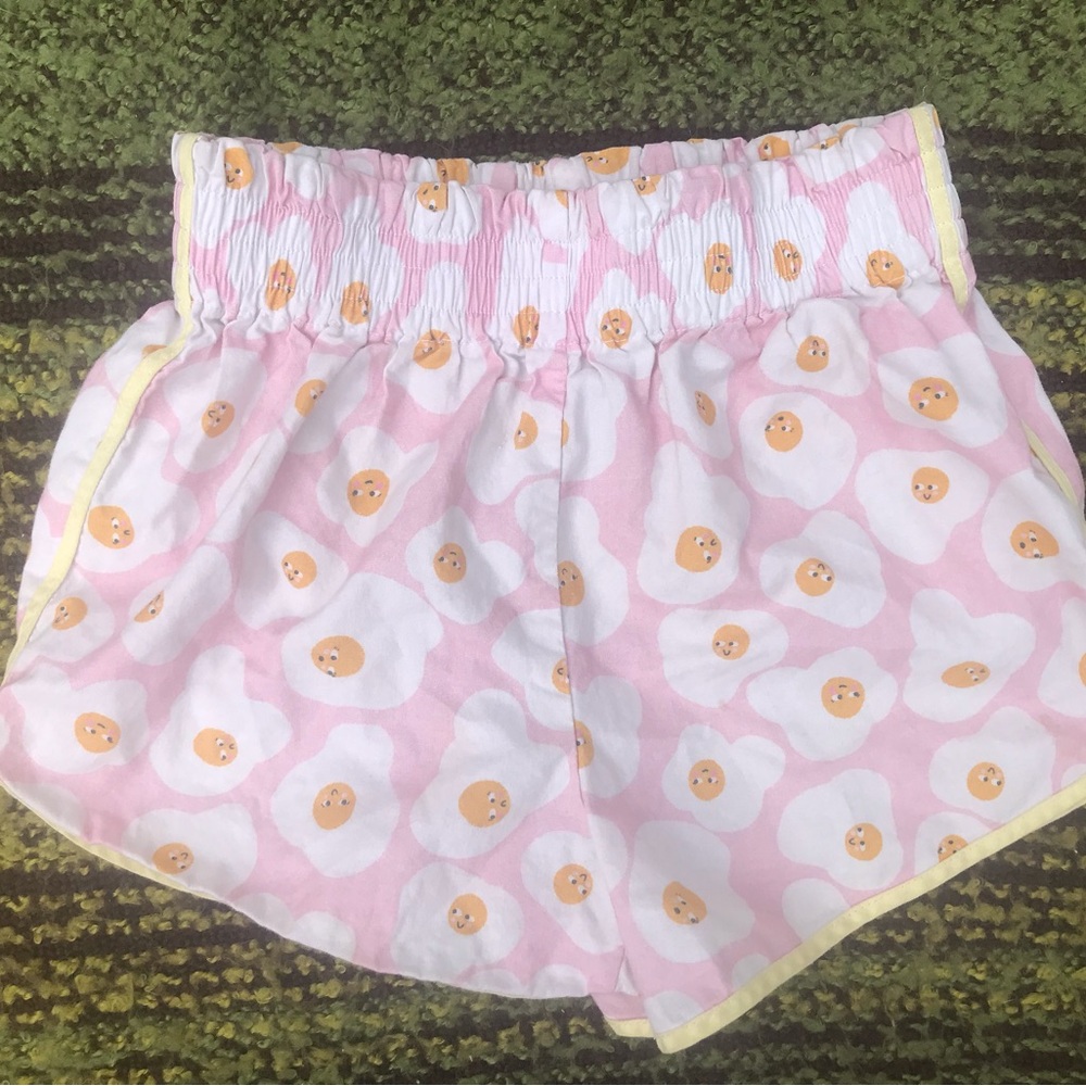 Dogpatch Kids Pink Egg Print Shorts